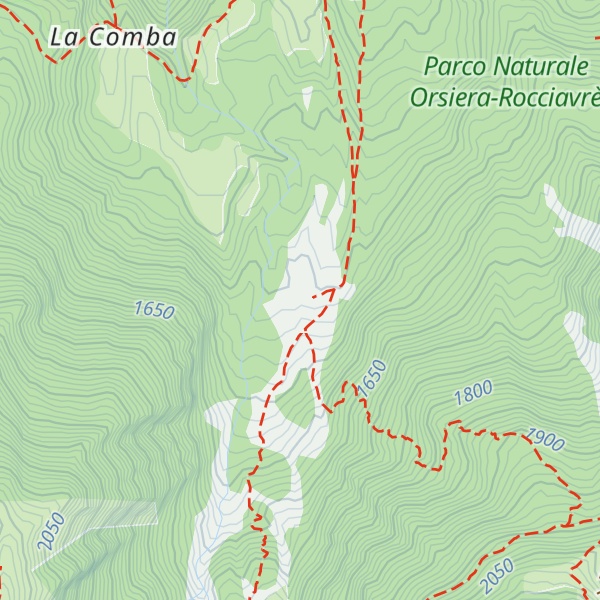 Map of Abitazione Alpeggio Balmetta