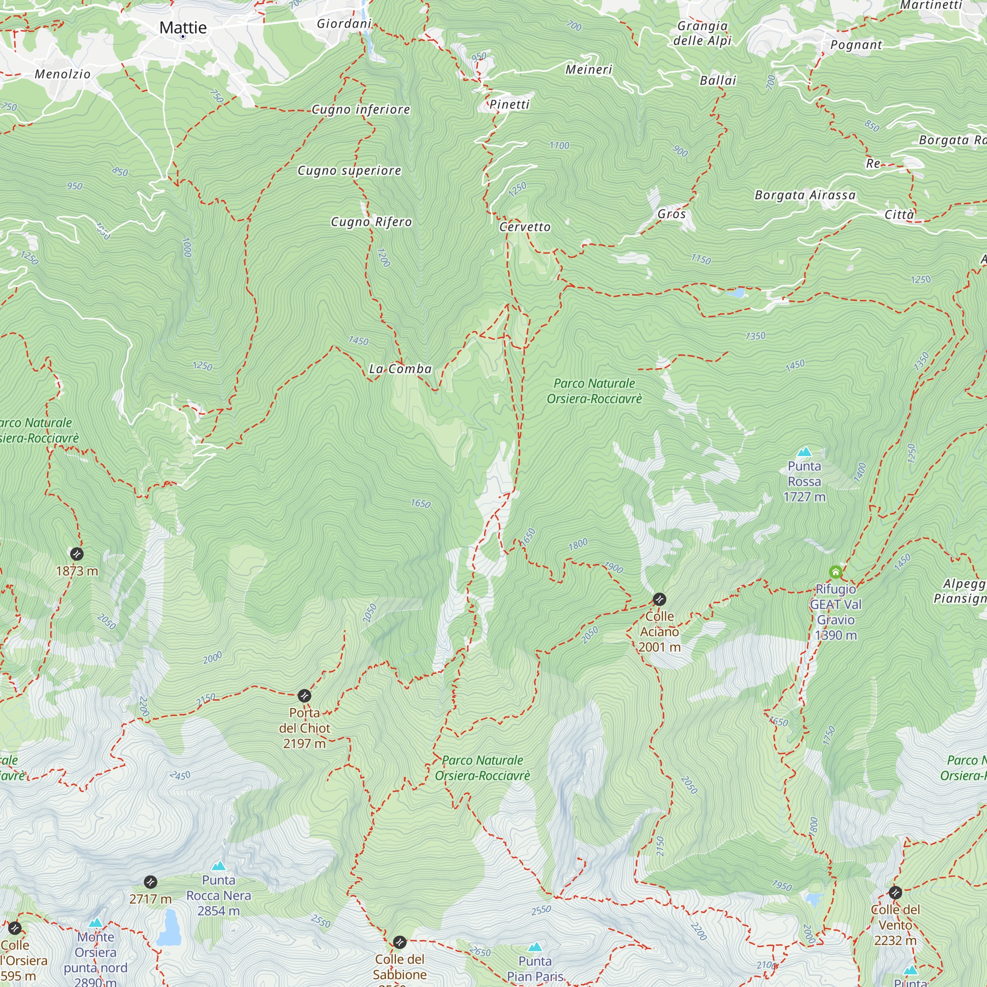Stalla Alpeggio Balmetta map