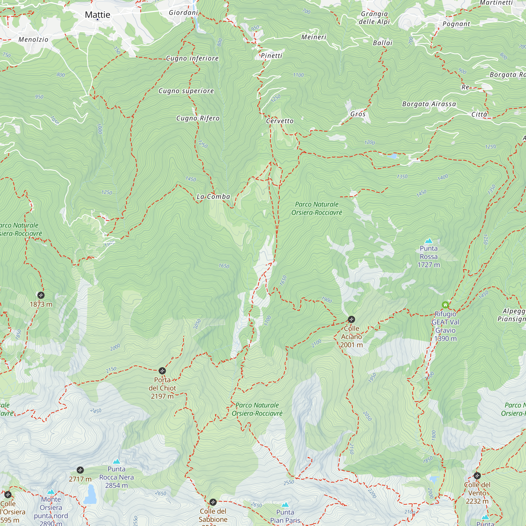 Stalla Alpeggio Balmetta map