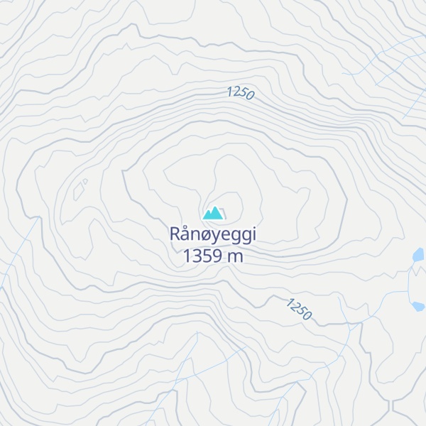 Map of Rånøyeggi