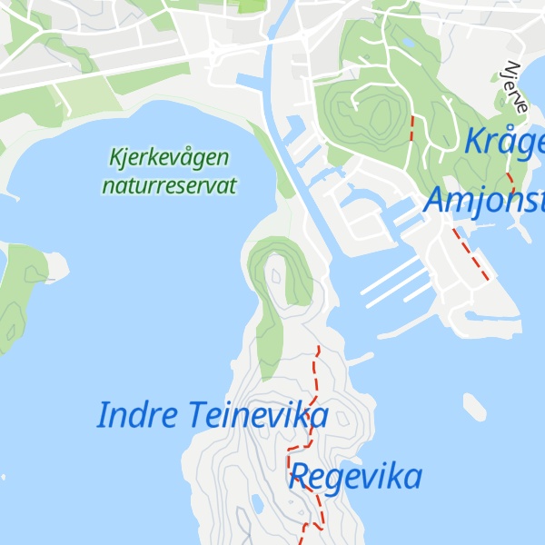 Map of Dragåsen