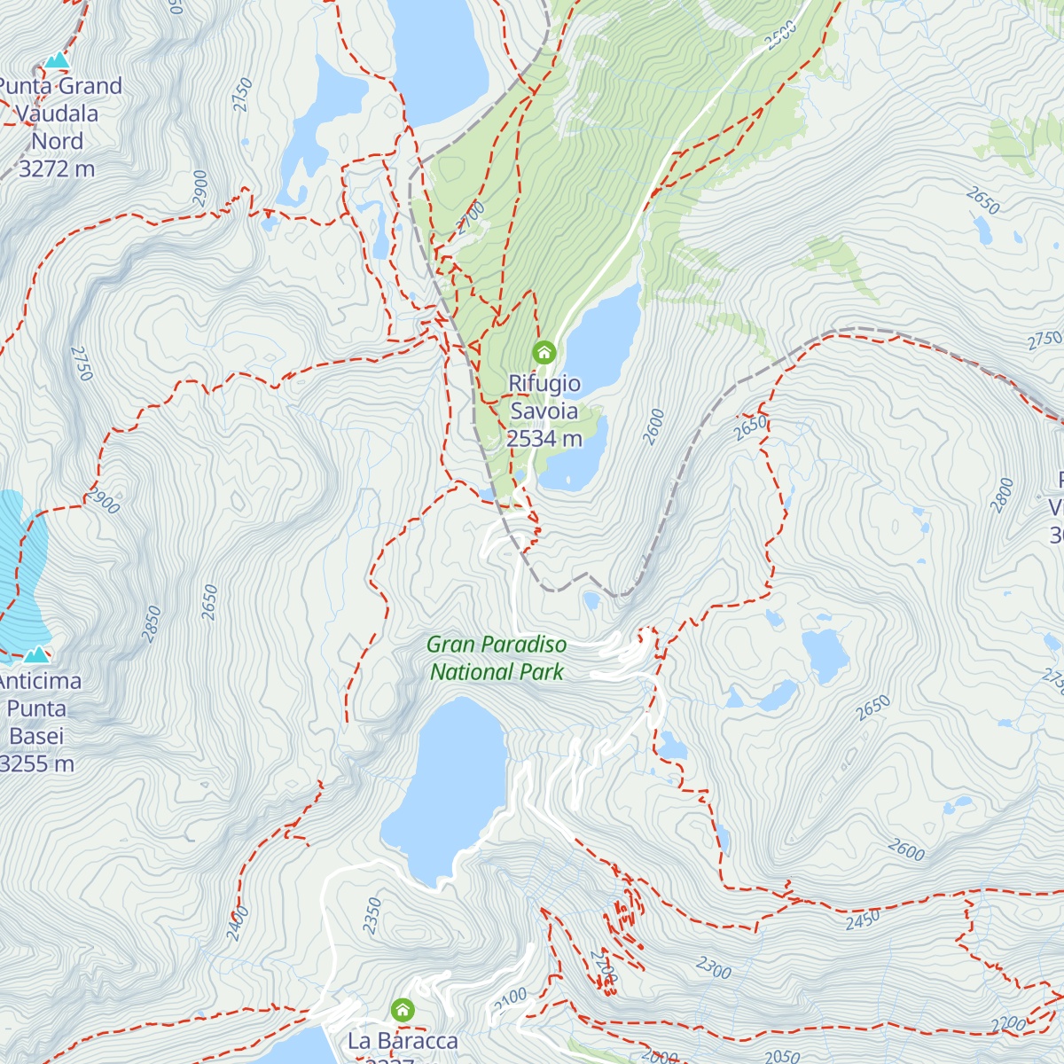 Rifugio Città di Chivasso map