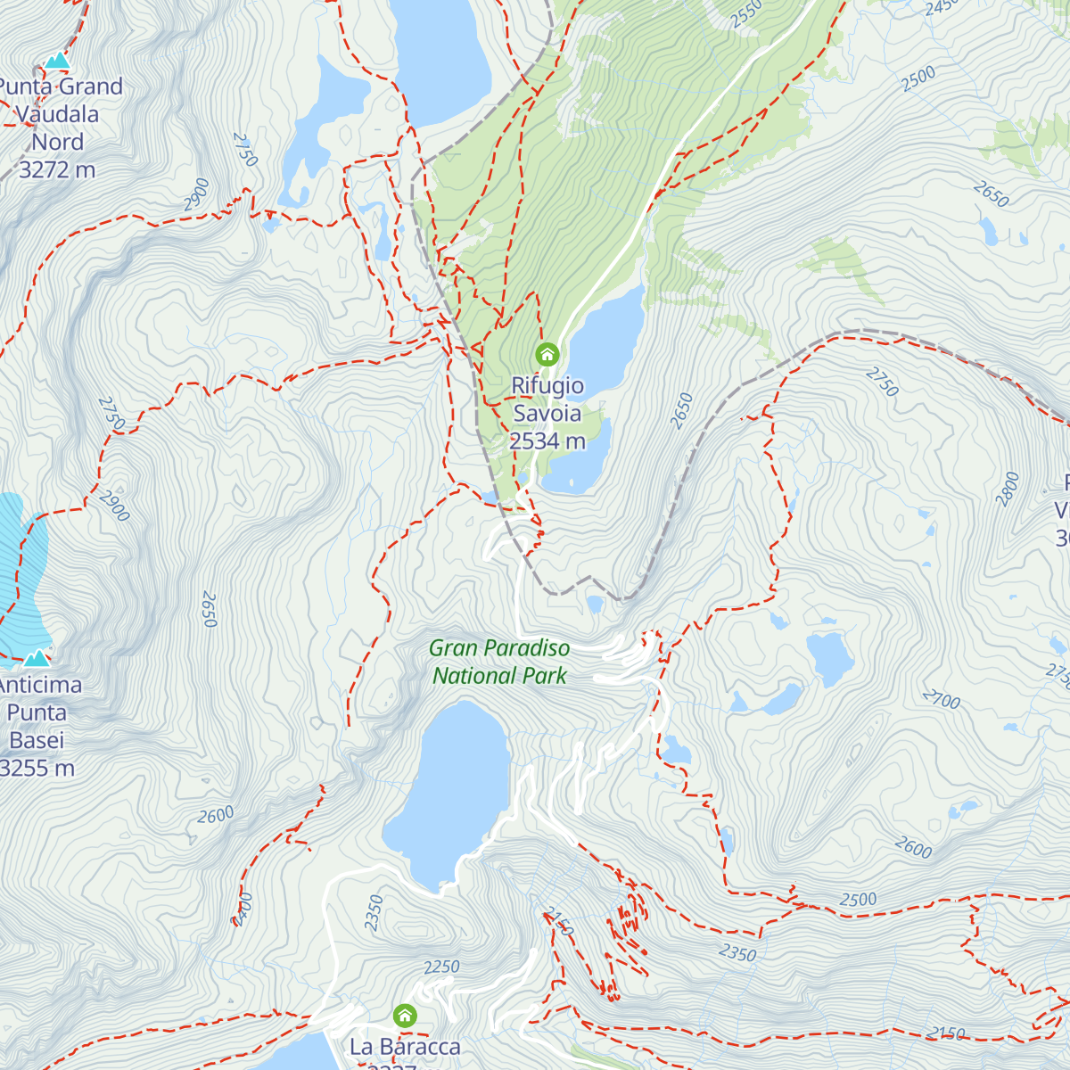 Rifugio Città di Chivasso map