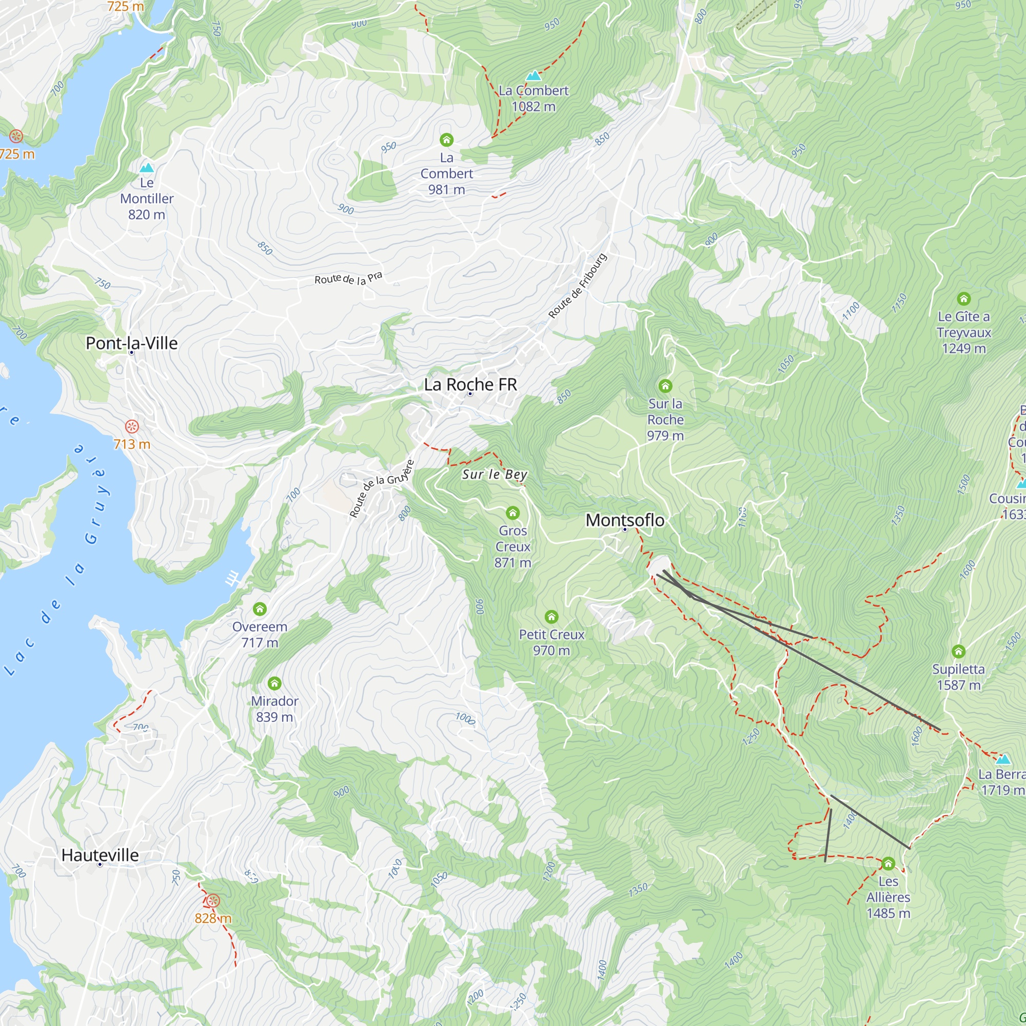 Gros Creux map