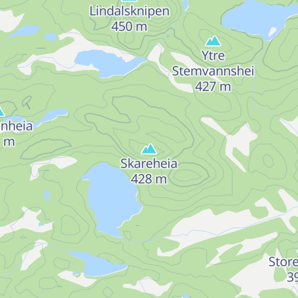 Map of Skareheia