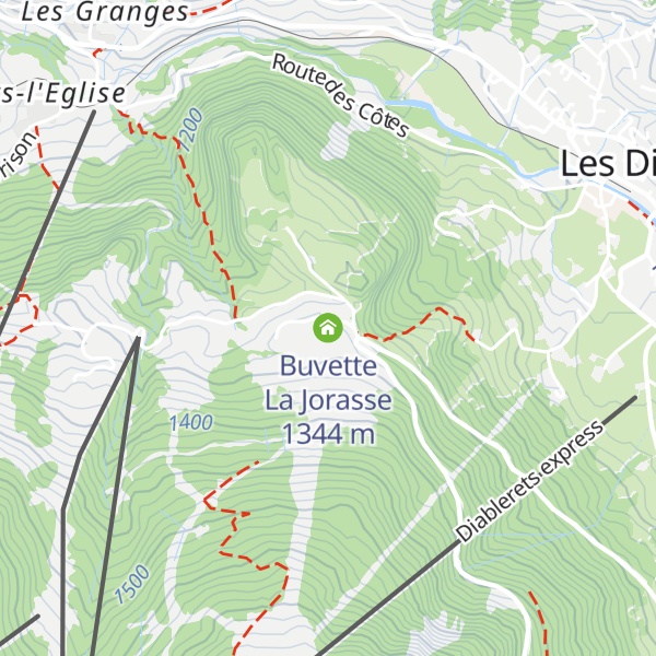 Map of Buvette La Jorasse