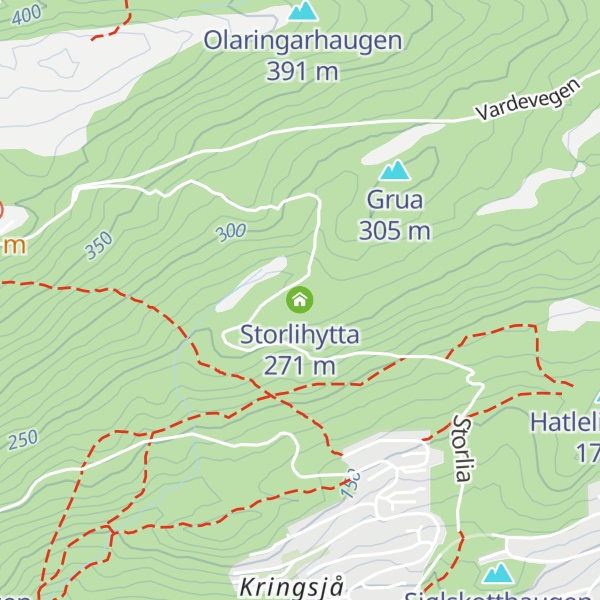 Map of Storlihytta
