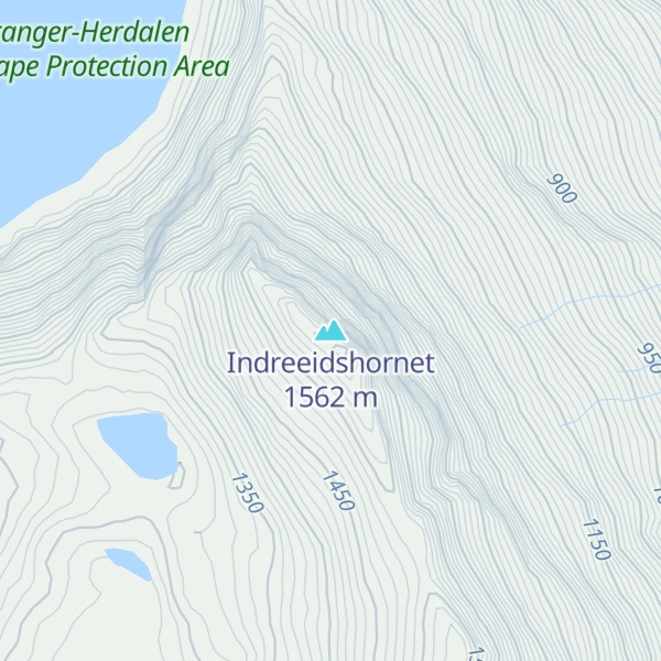 Map of Indreeidshornet