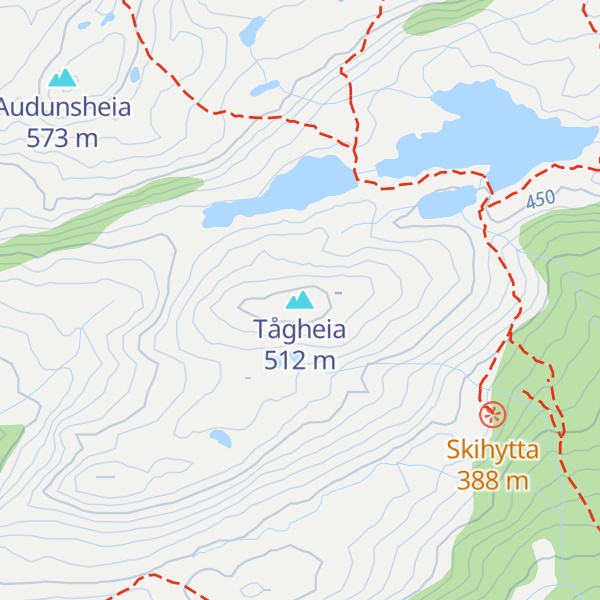 Map of Tågheia
