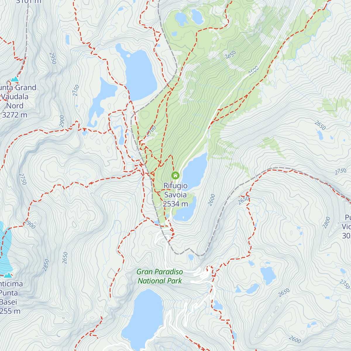 Rifugio Savoia map