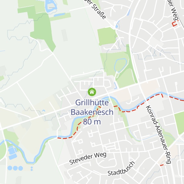Map of Grillhütte Baakenesch