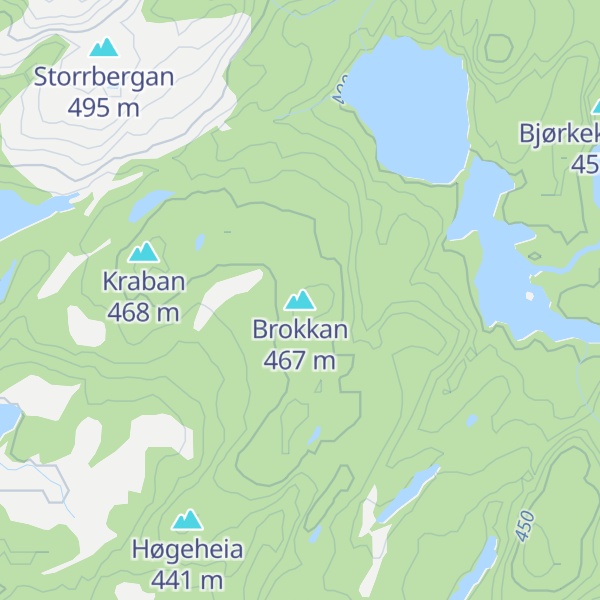 Map of Brokkan