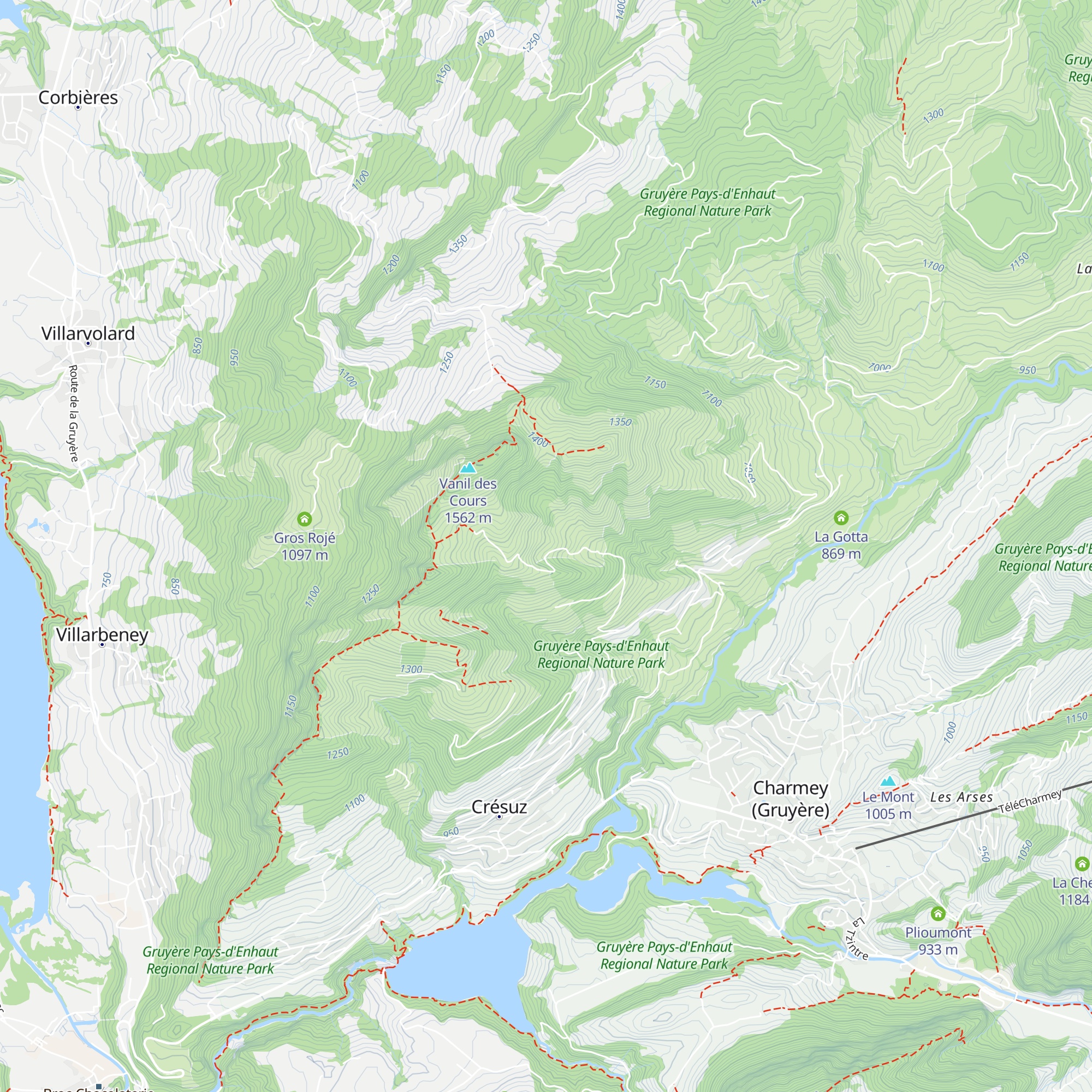 La Crausa map