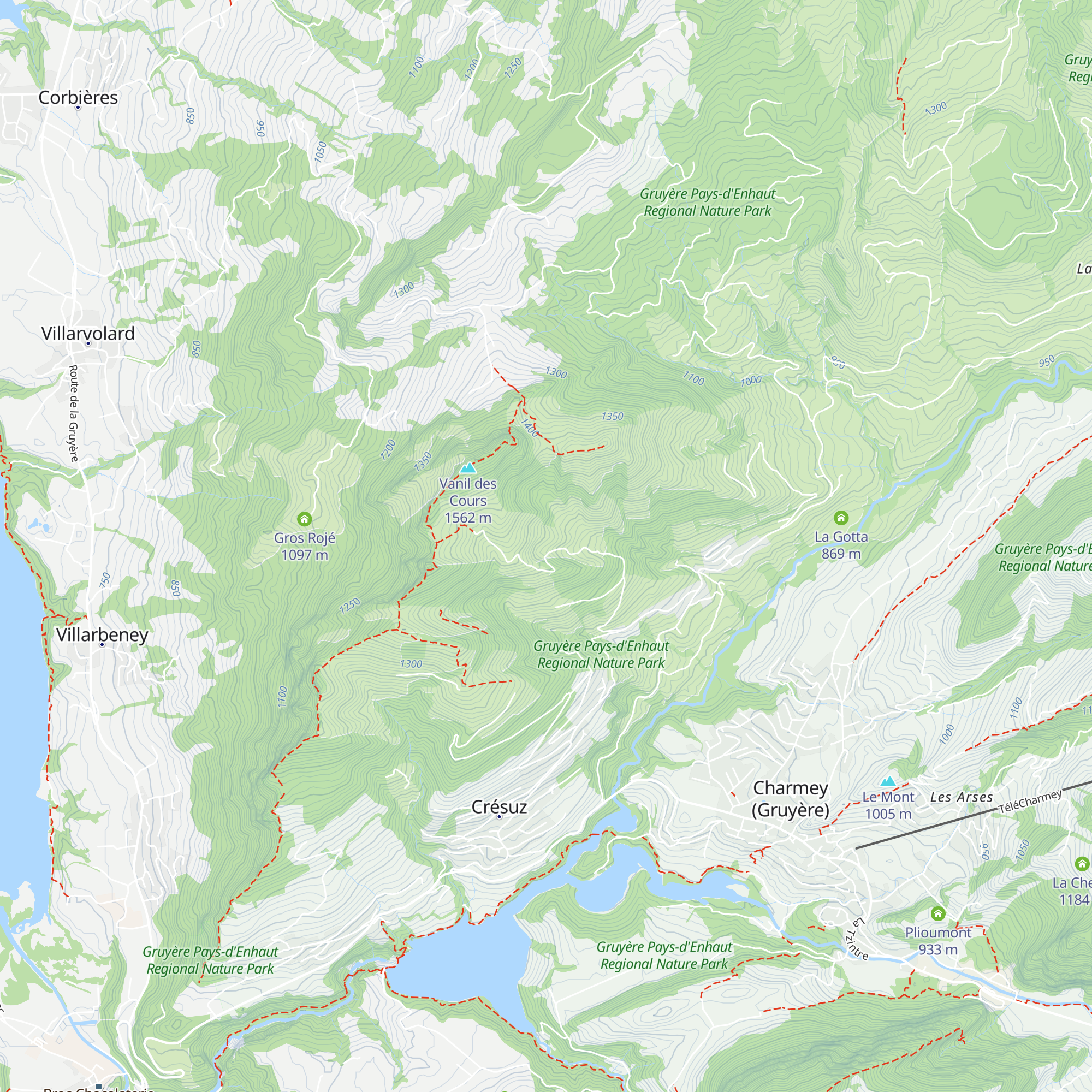 La Crausa map