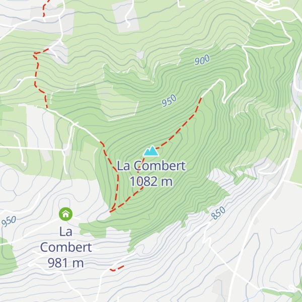 Map of La Combert
