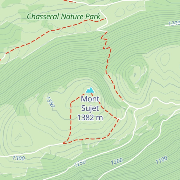 Map of Mont Sujet