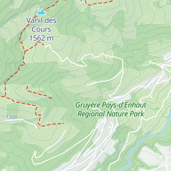 Map of Les Esserts Uldry