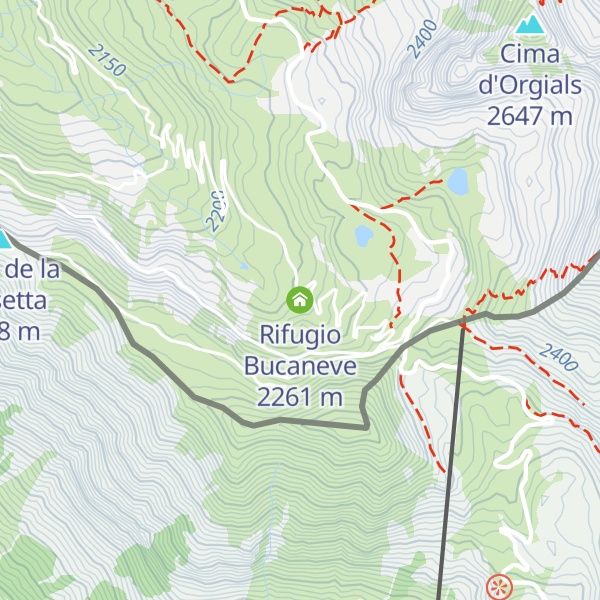 Map of Rifugio Bucaneve