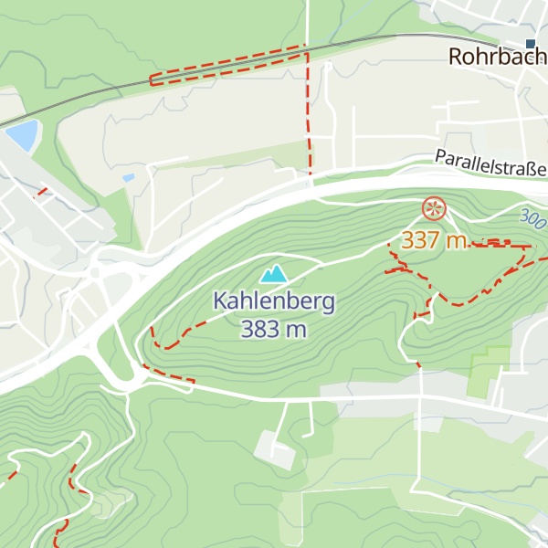Map of Kahlenberg
