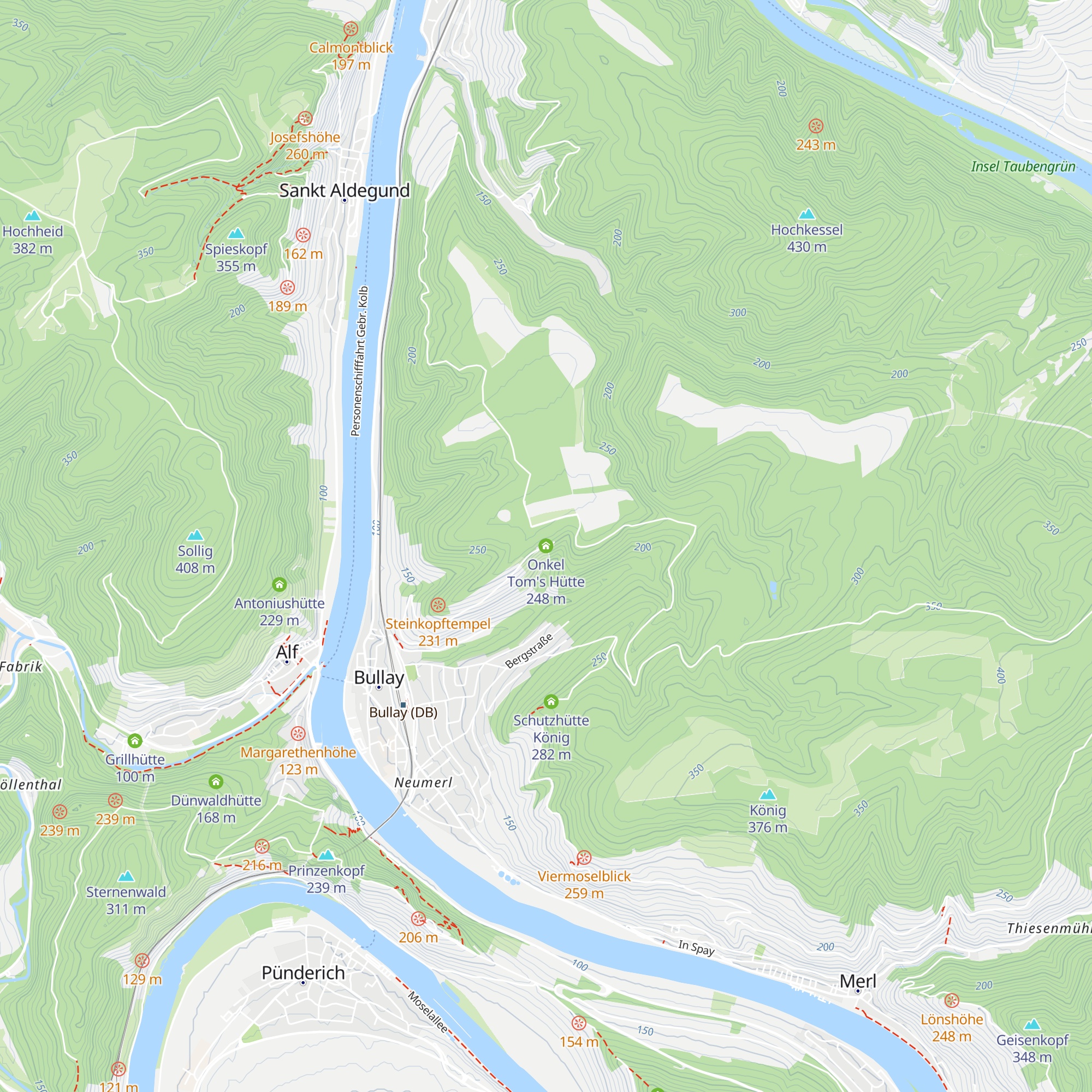Onkel Tom's Hütte map