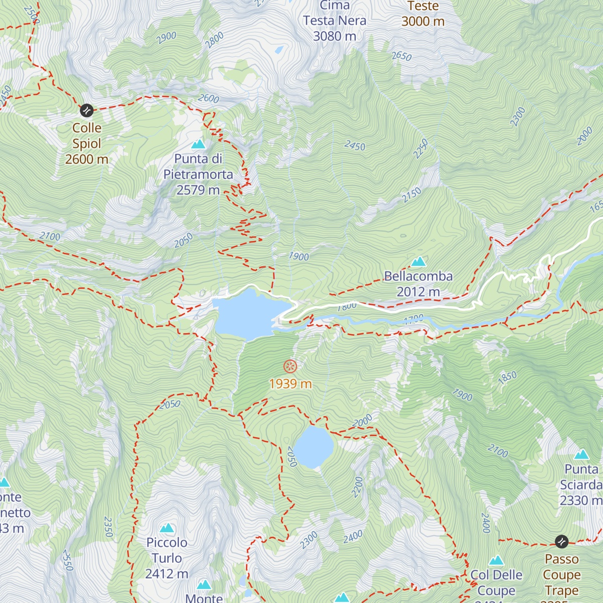 Rifugio Escursionistico Vulpot map