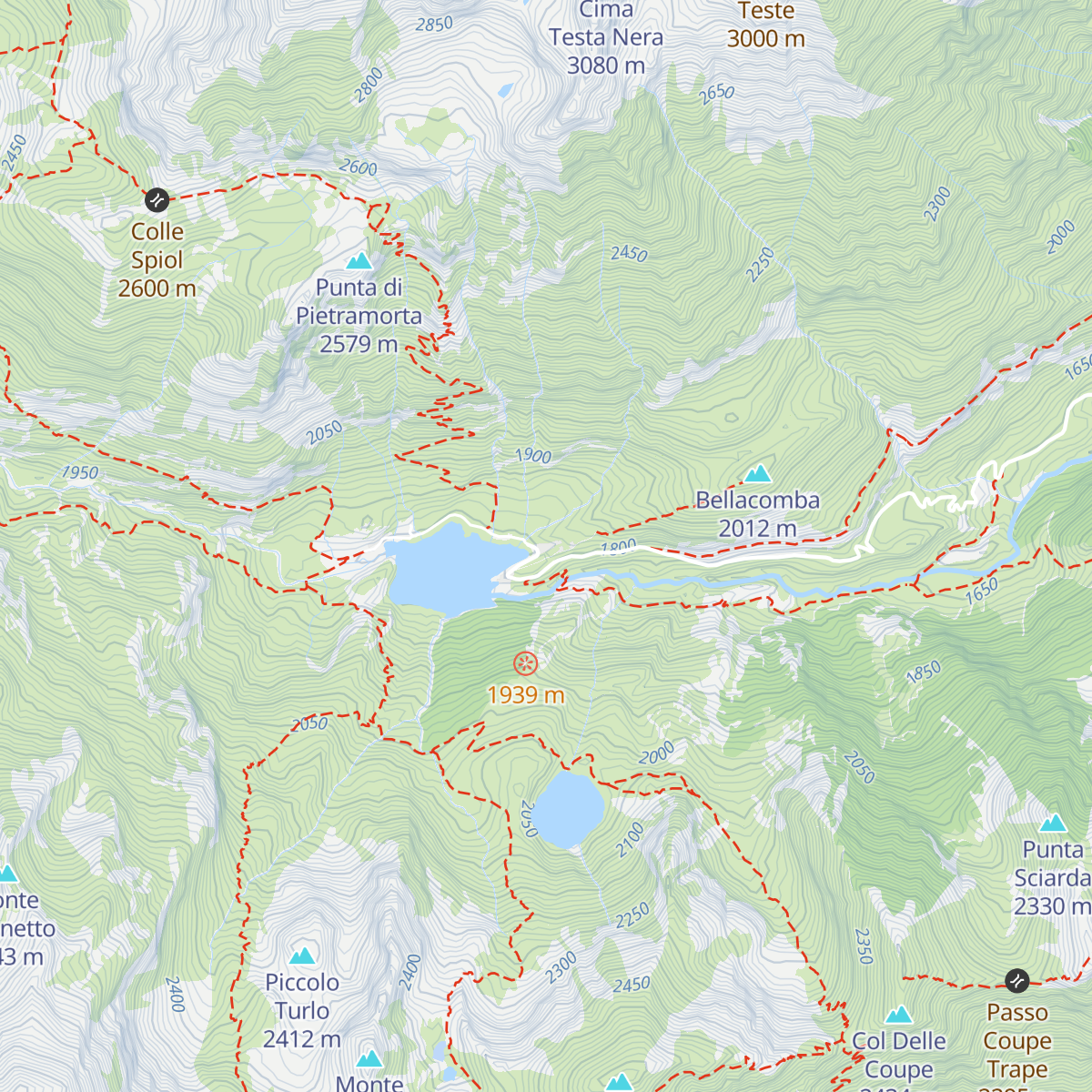 Rifugio Escursionistico Vulpot map