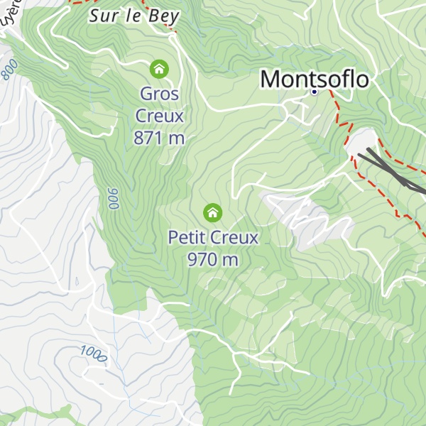 Map of Petit Creux