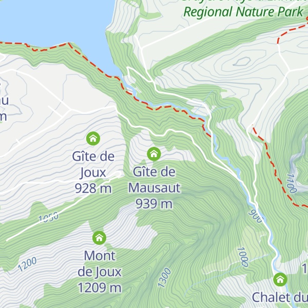 Map of Gîte de Mausaut