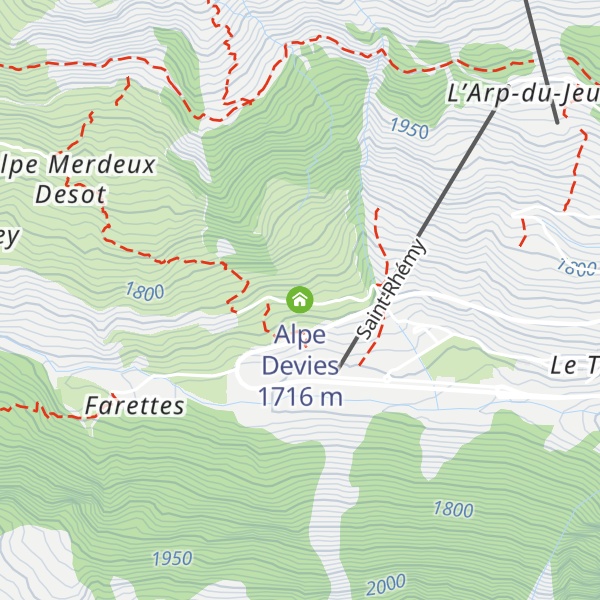 Map of Alpe Devies