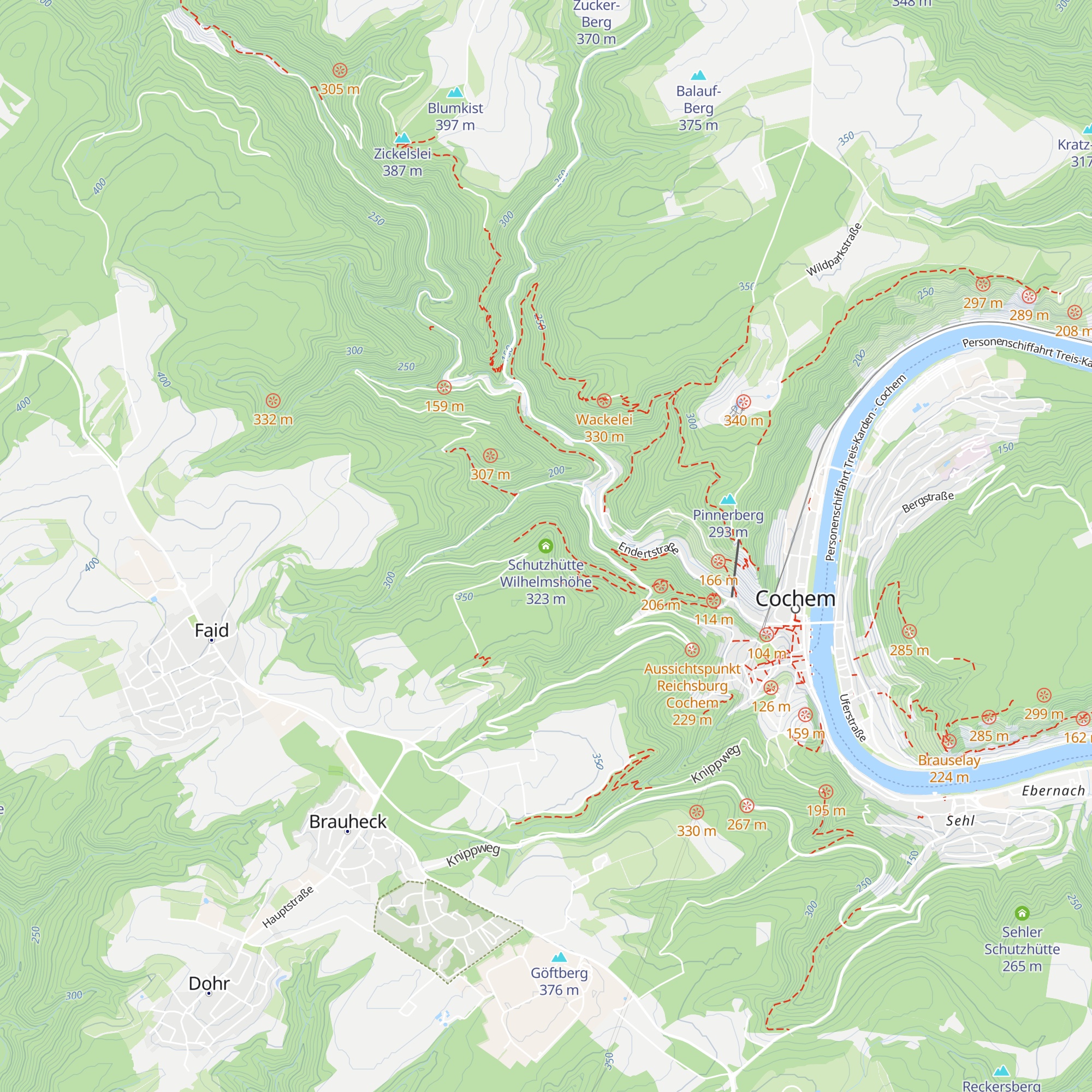 Schutzhütte Wilhelmshöhe map