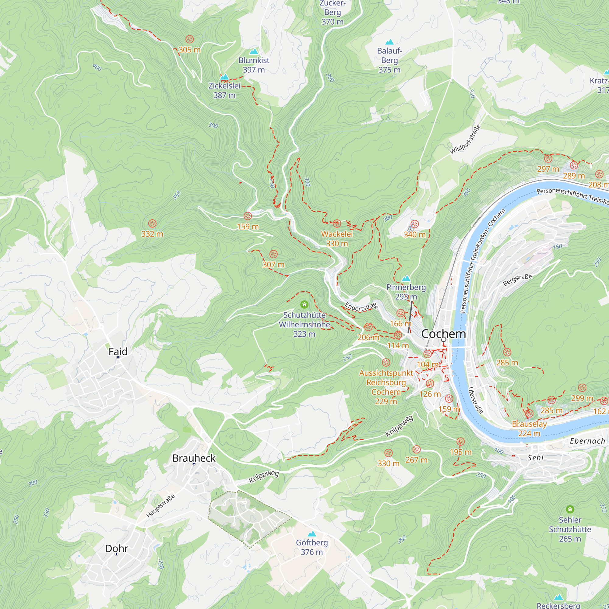 Schutzhütte Wilhelmshöhe map