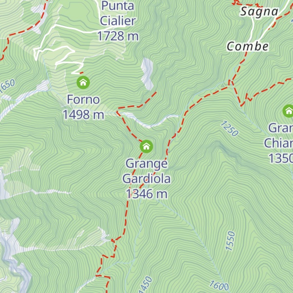Map of Grange Gardiola