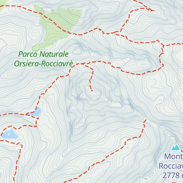 Map of Punta Cristalliera