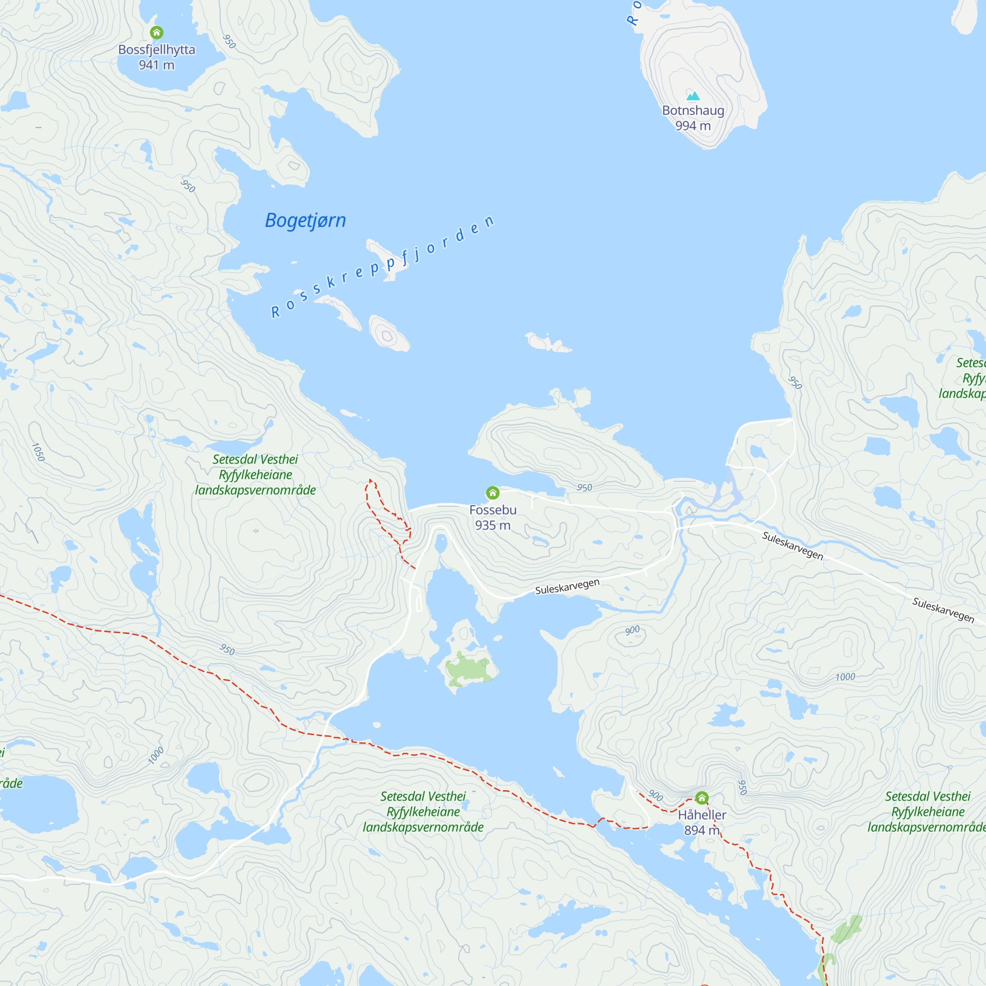 Fossebu map