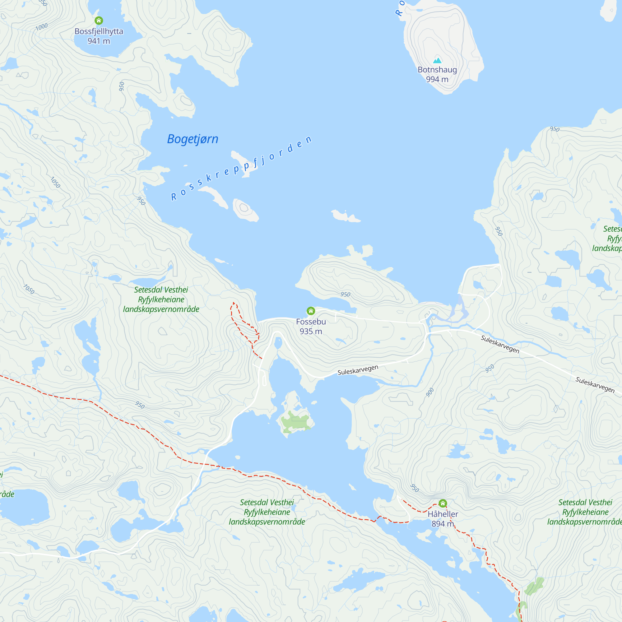Fossebu map