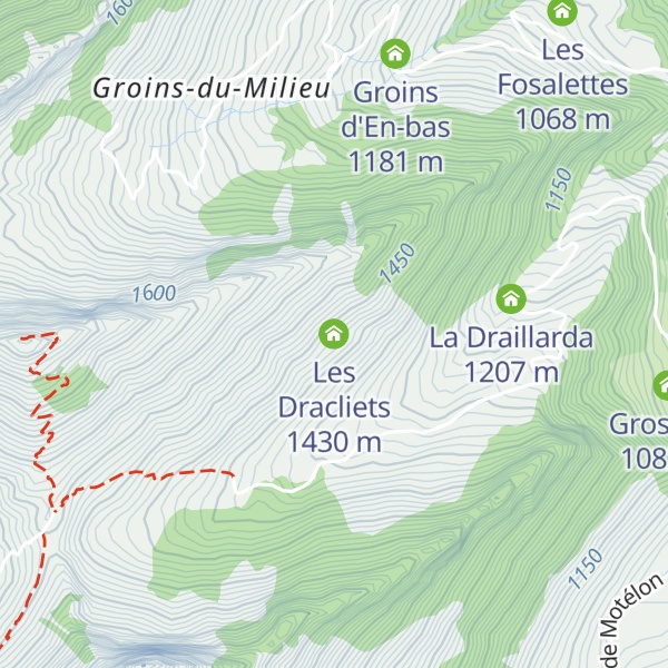 Map of Les Dracliets