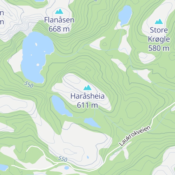 Map of Haråsheia