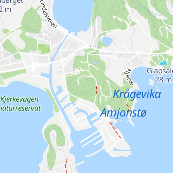 Map of Njervåsen