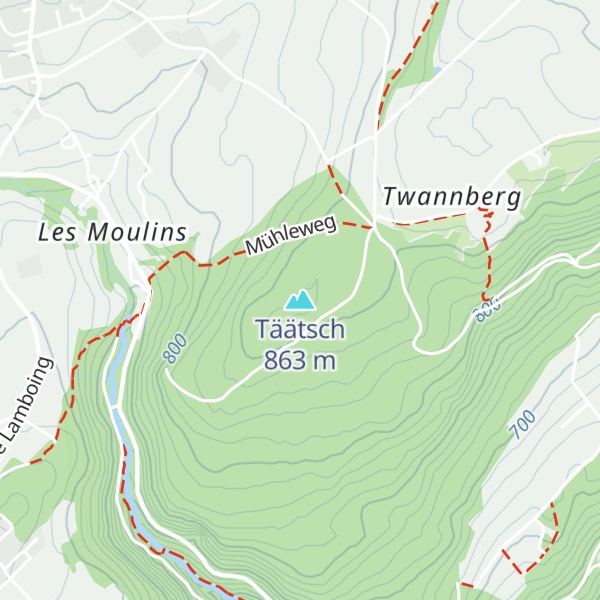 Map of Täätsch
