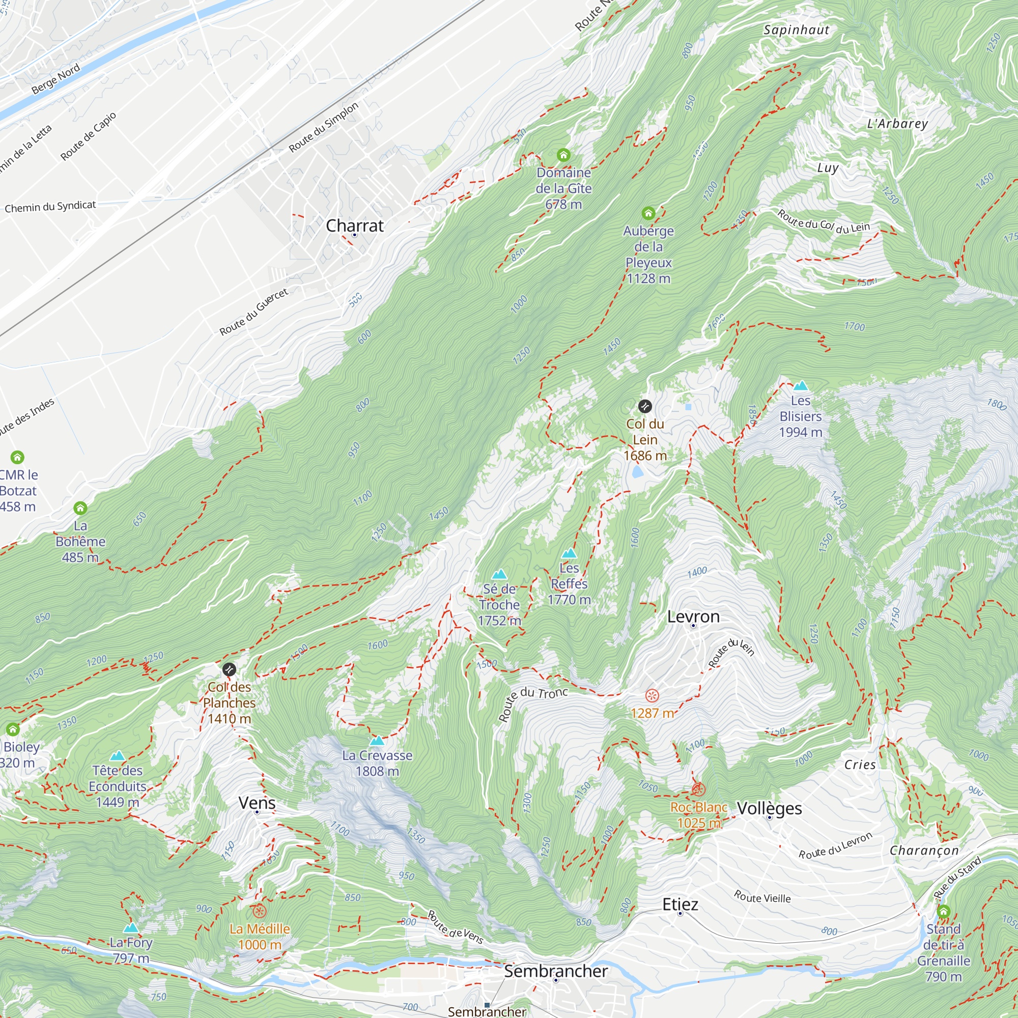 Buvette de l’Alpage du Tronc map