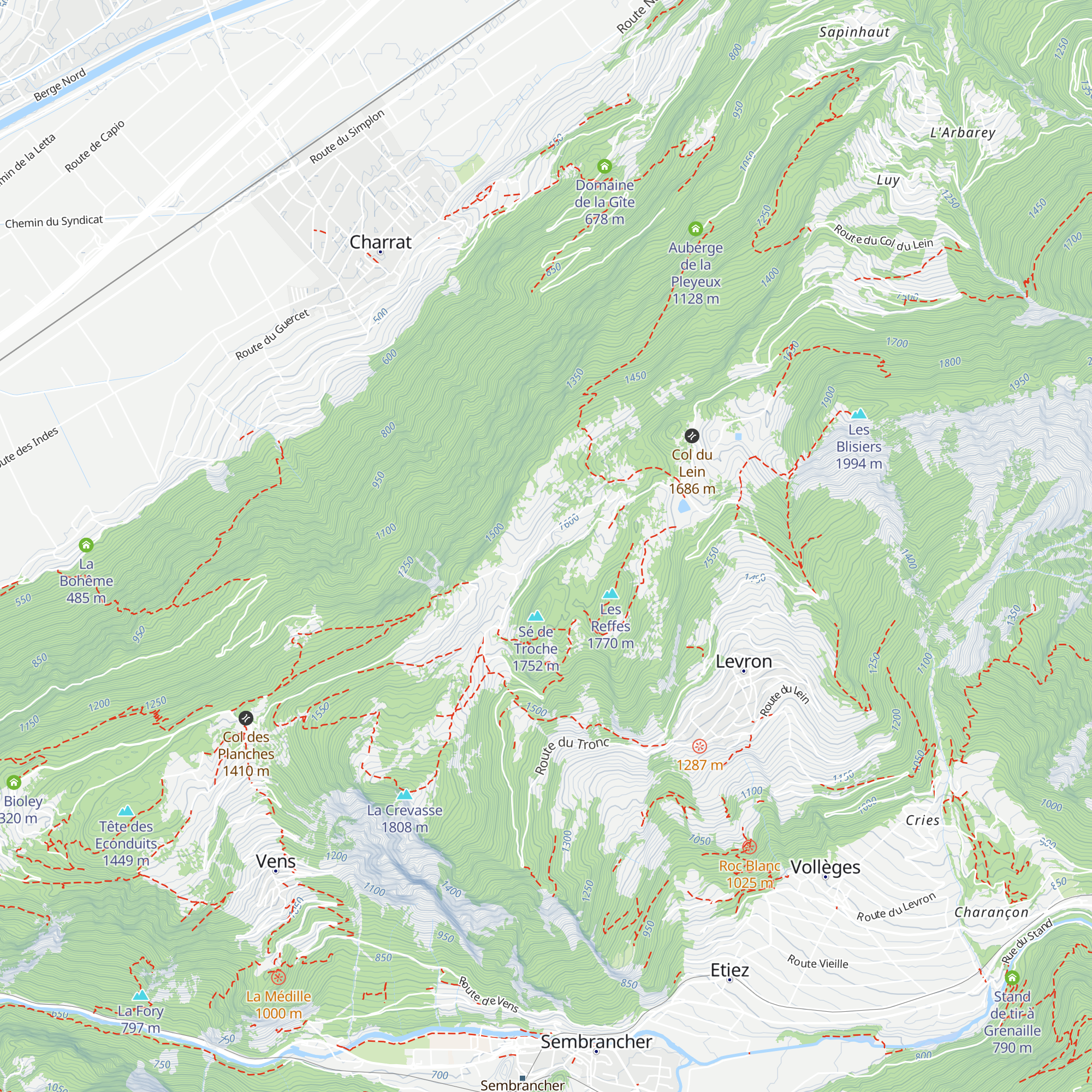 Buvette de l’Alpage du Tronc map