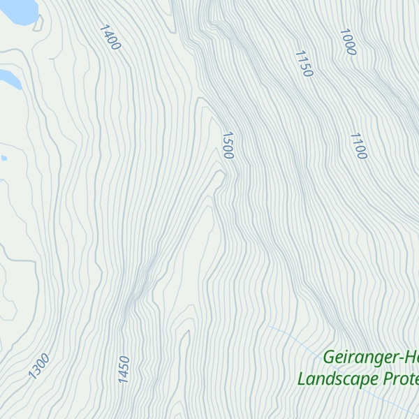 Map of Midtre Eidshornet
