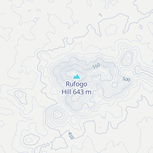 Map of Rufogo Hill