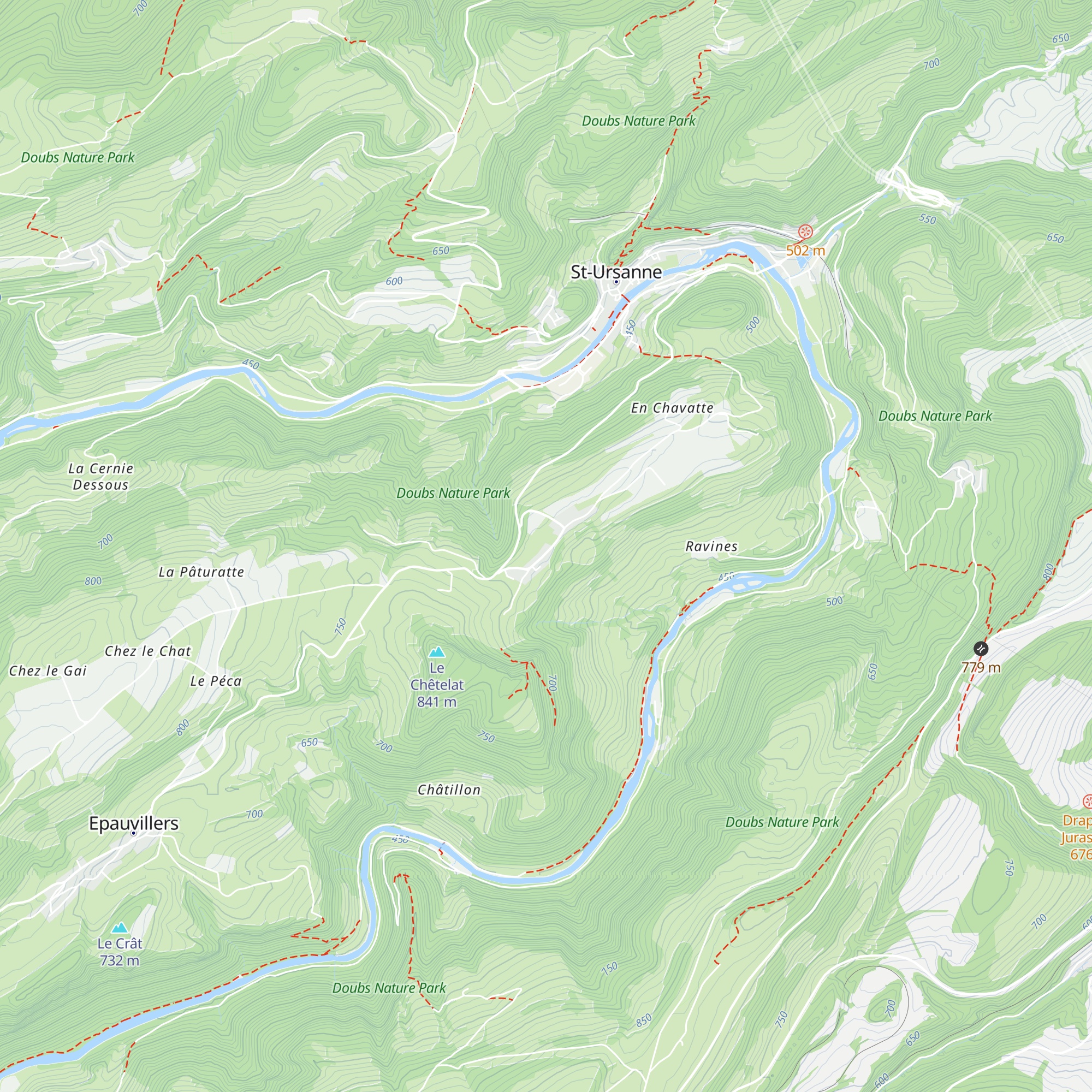 Gîte Dynamo map