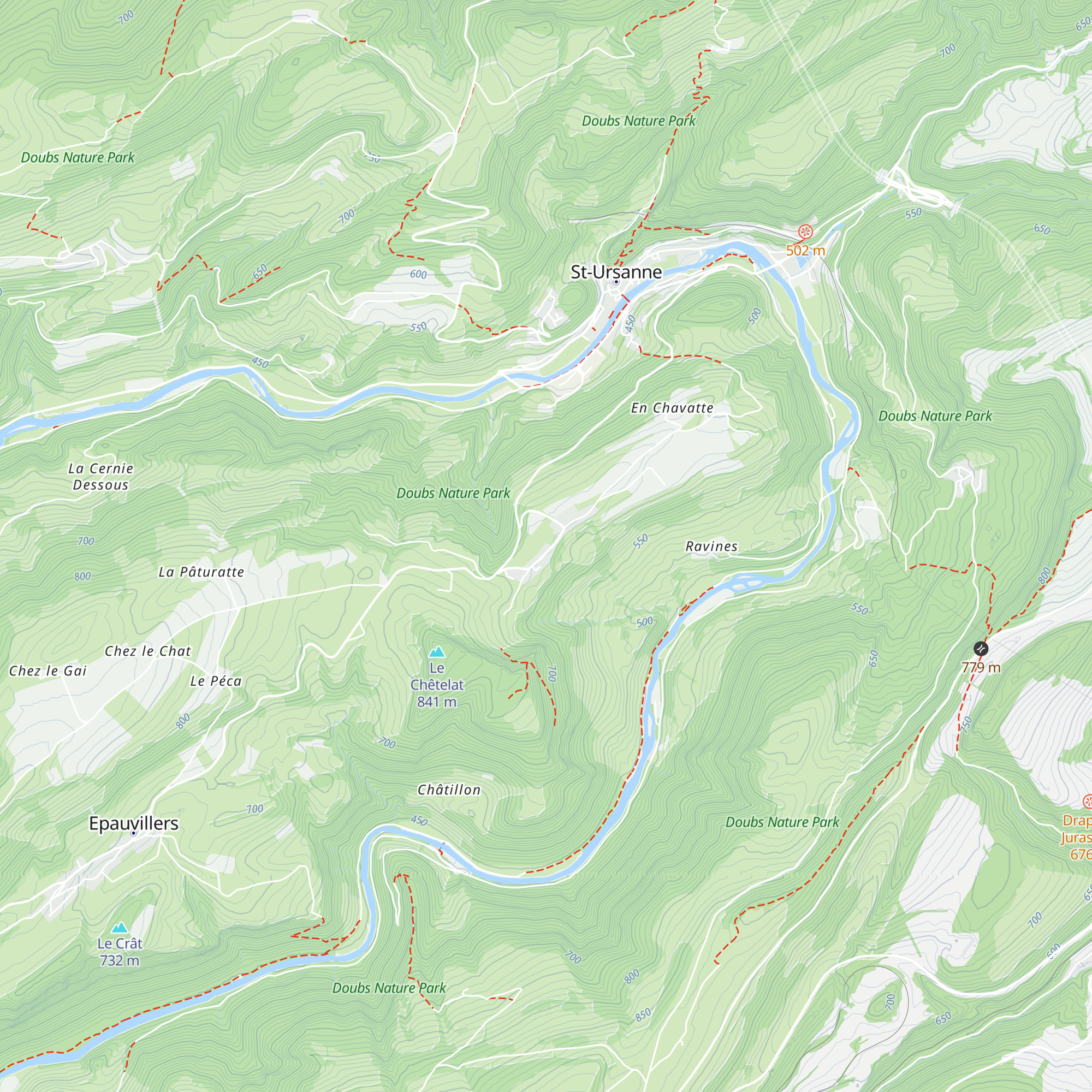 Gîte Dynamo map