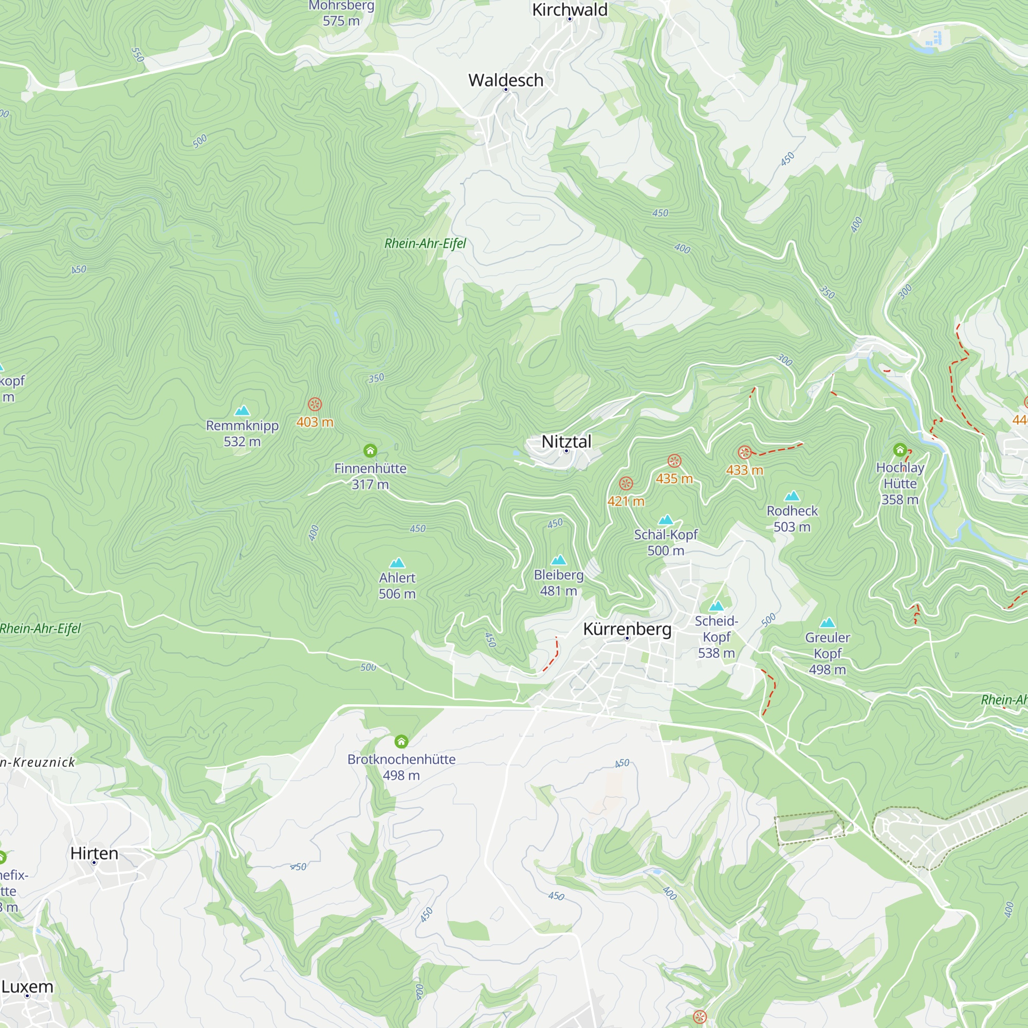 Bleiberghütte map
