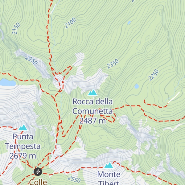 Map of Rocca della Comunetta
