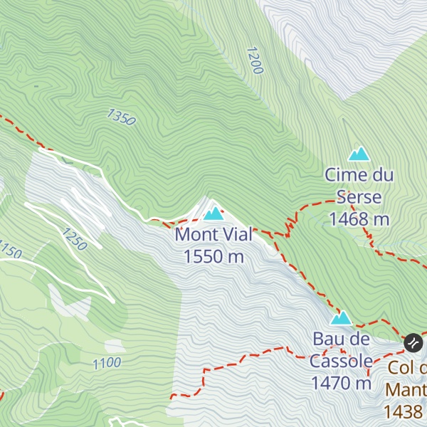 Map of Mont Vial