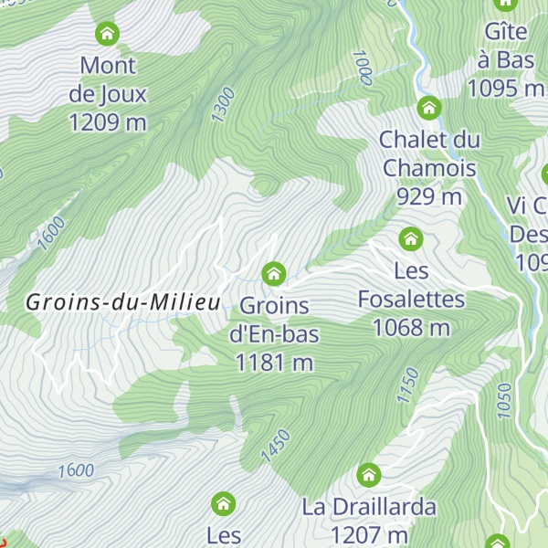 Map of Groins d'En-bas