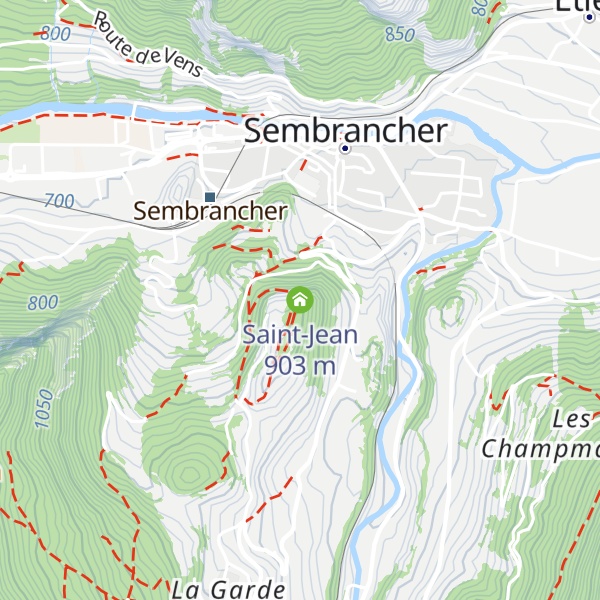 Map of Saint-Jean